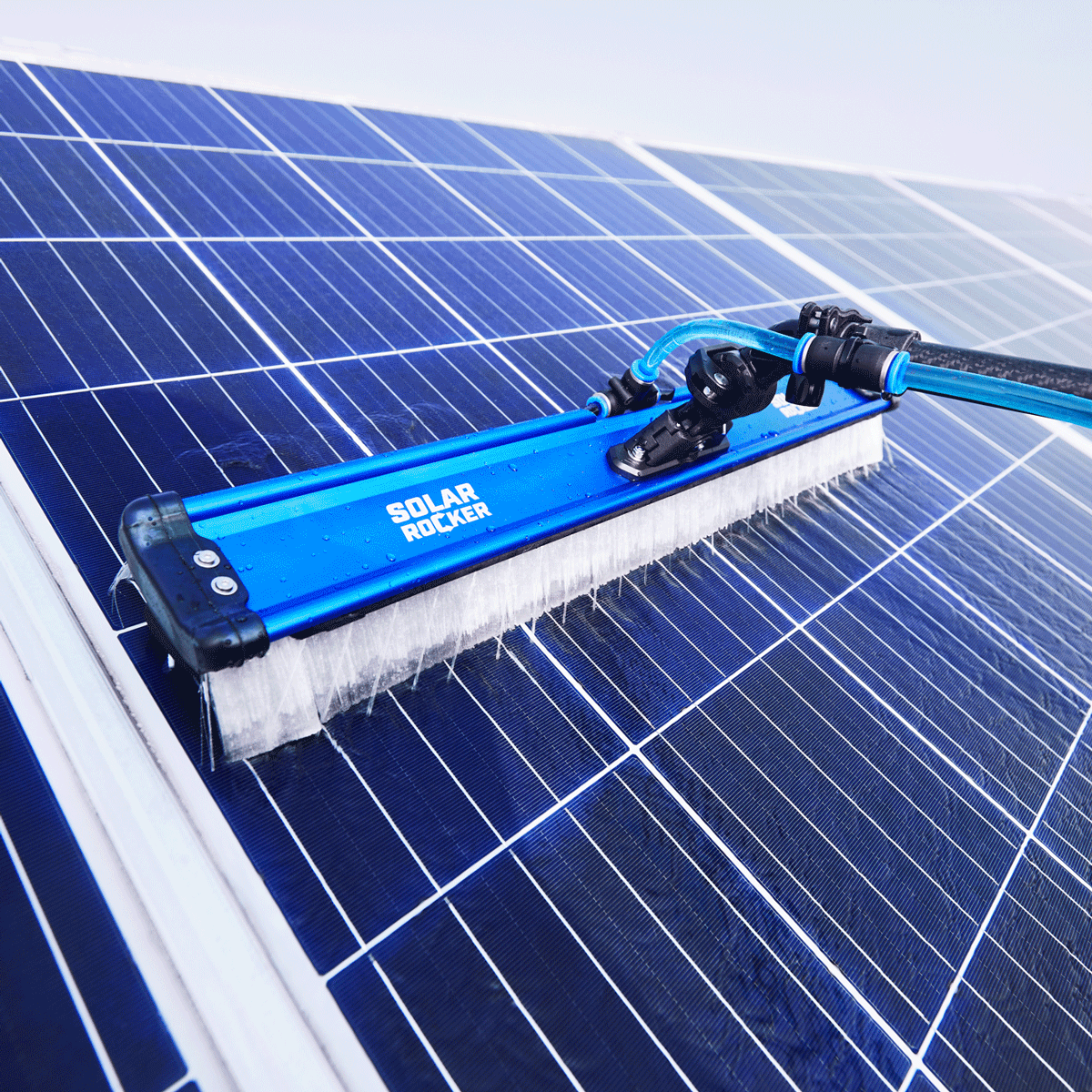 Clean Solar Panels with SOLAR ROCKER