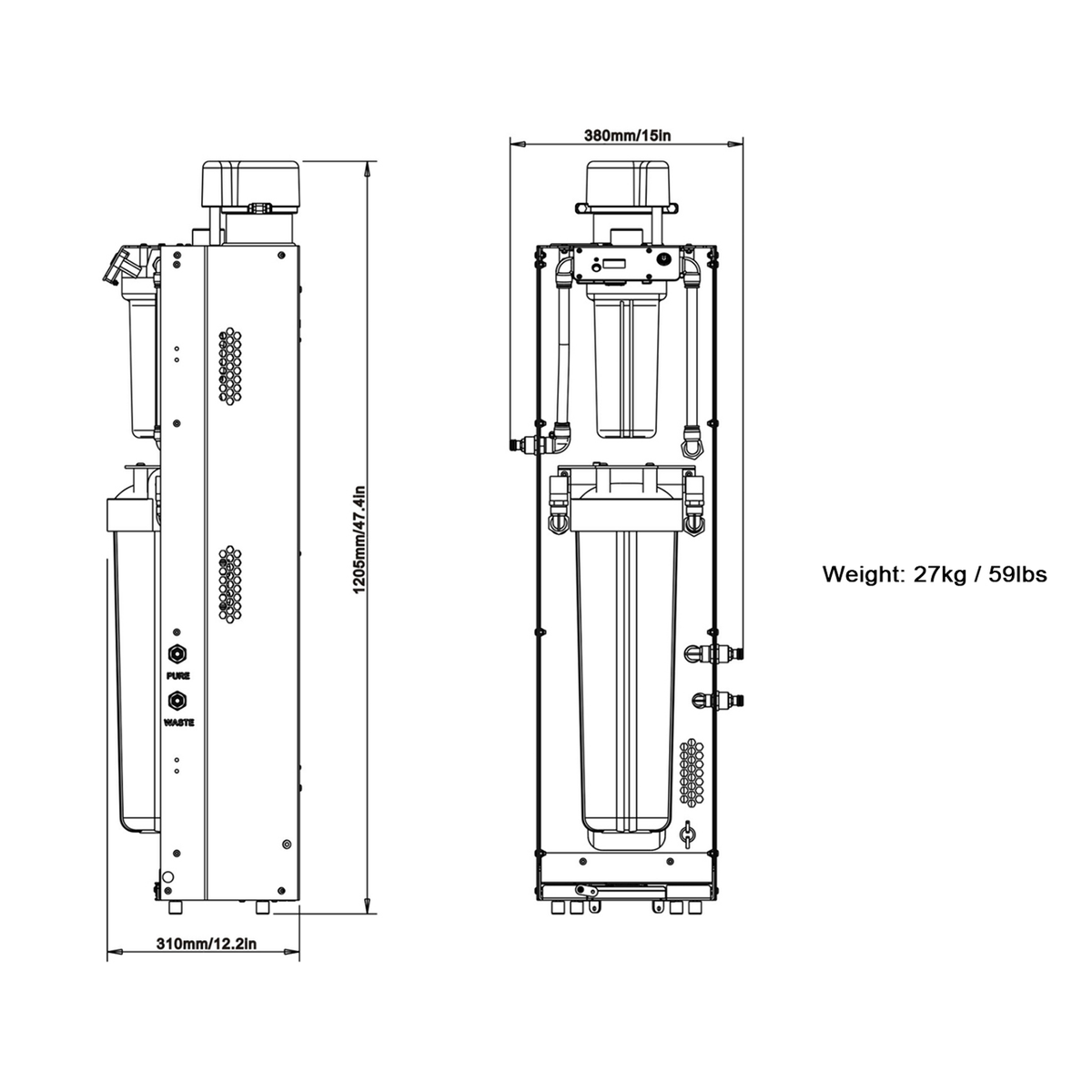 FLOW BLUE V3 CORE DUAL 4040