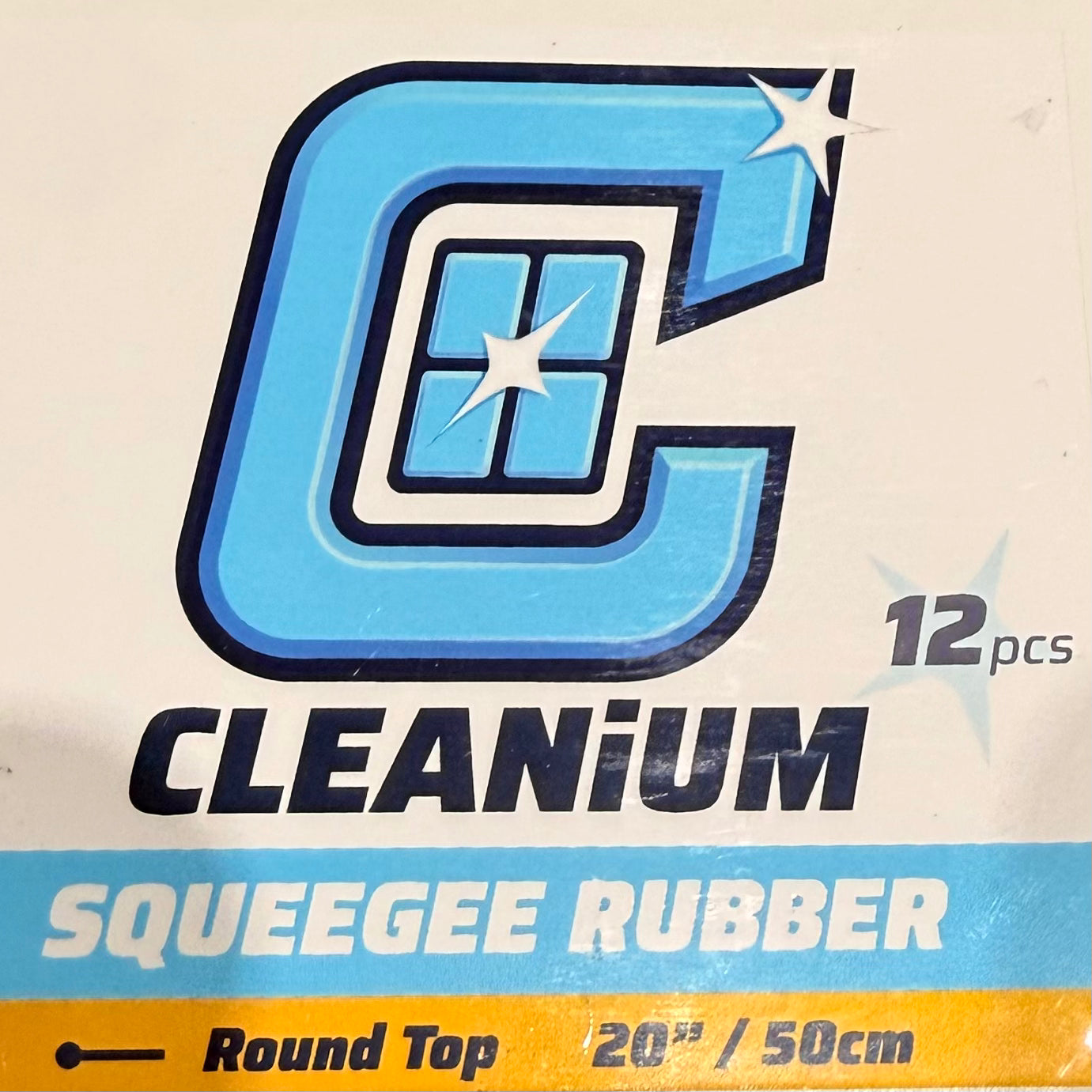CLEANIUM 100% Natural ROUNDTOP Rubber (20"/51cm) - 12 rubbers
