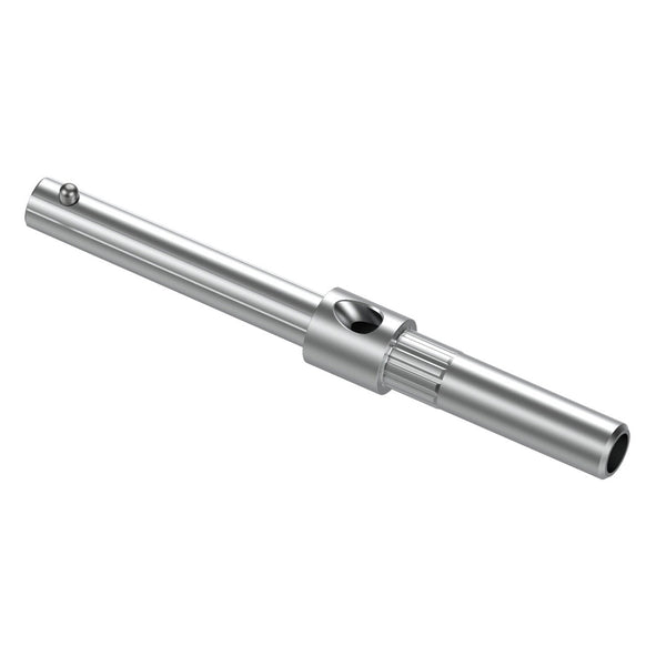 REACH-iT Gardiner Straight Adaptor; connecting component to mount REACH-iT brushes onto Gardiner water fed cleaning poles