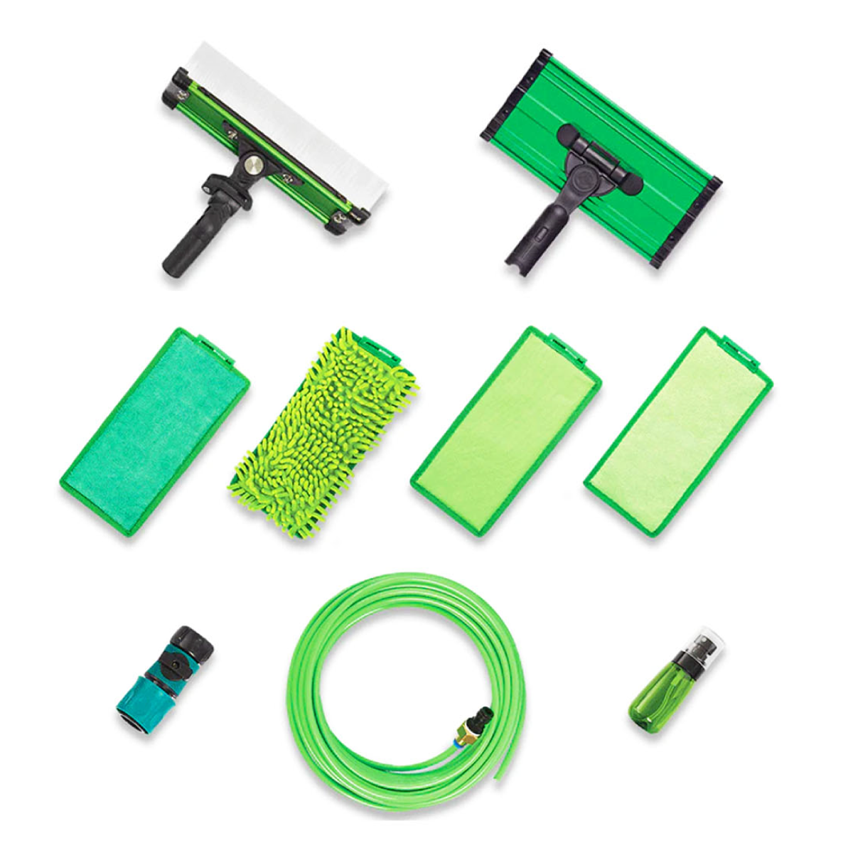 REACH-iT MyWindowCleaner Home Kit; water fed brush and chamois pad system for professional-grade DIY residential cleaning