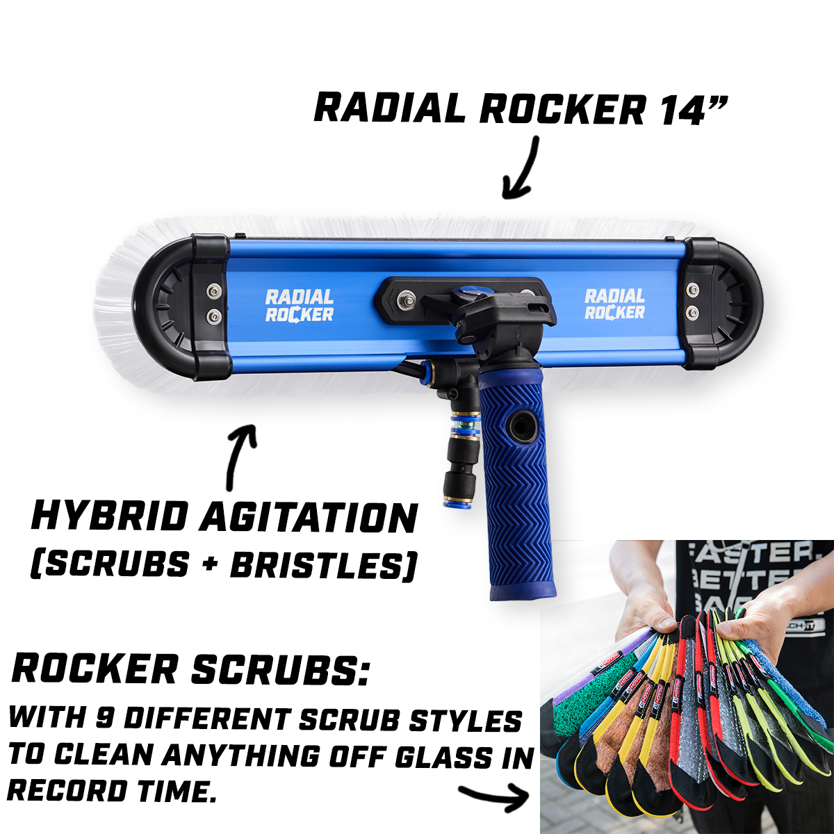 3-PACK RADIAL ROCKER, LITE, and ULTRA-LITE