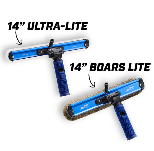 ✅ RADIAL ULTRA-LITE 14" + 14" BEAST LITE (BOARS HAIR) - USA ONLY