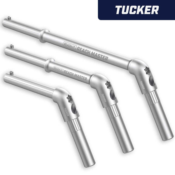 REACH-iT TUCKER Adaptor Full Set; 6", 12" & 18" adapters to mount REACH-iT brushes on TUCKER water fed window poles