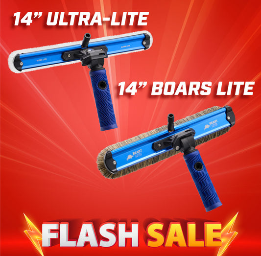 ULTRA-LITE 14" + 14" BEAST LITE (BOARS HAIR) - FLASH SALE - USA ONLY