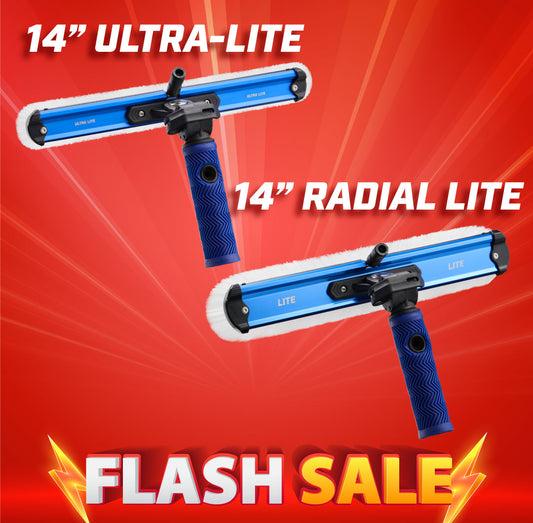 ULTRA-LITE 14" + 14" LITE (NYLON BRISTLES) - FLASH SALE - USA ONLY