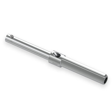UNGER n-LITE Straight Adaptor; specialized connector to attach REACH-iT tools directly to Unger water-fed pole systems
