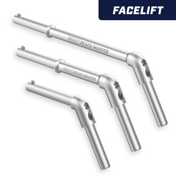 REACH-iT REACH MASTER; multiple length gooseneck extension to increase distance and cleaning angle for water fed brushes