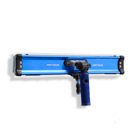REACH-iT DEEP-FRAME ROCKER Brush; fixed-block water-fed brush with 9 scrubs and HYDRO-BLADE II+ for deep frames