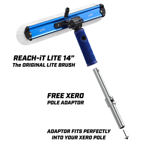 14" RADIAL LITE + 'YOUR BRAND' Pole To Handle Adaptor