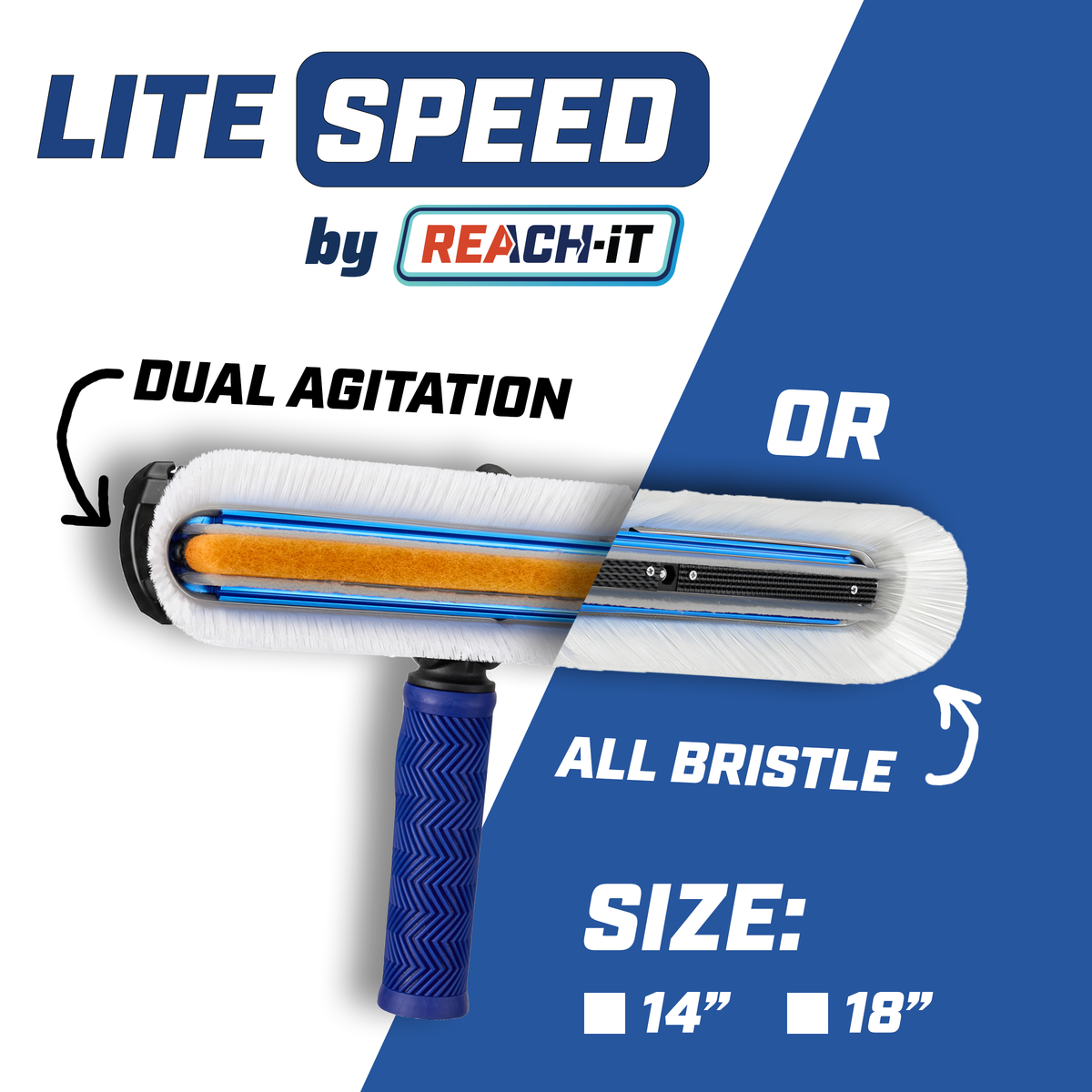 Bristle or scrub. You choose.