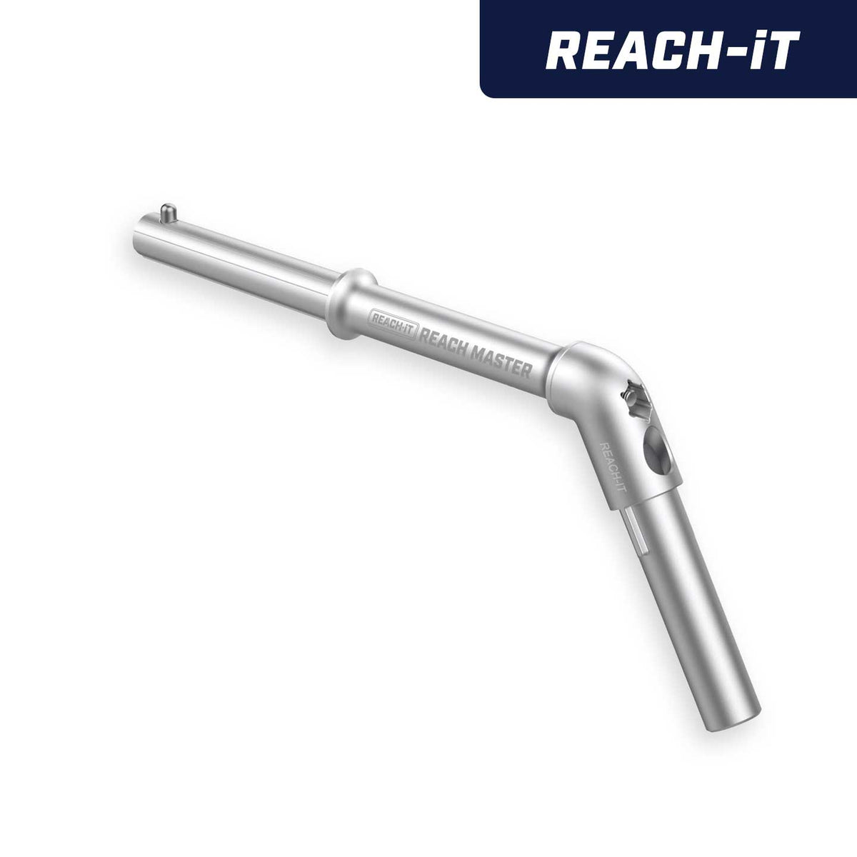 REACH-iT 12" (30cm) REACH MASTER; gooseneck extension to increase distance and cleaning angles on REACH-iT water fed poles