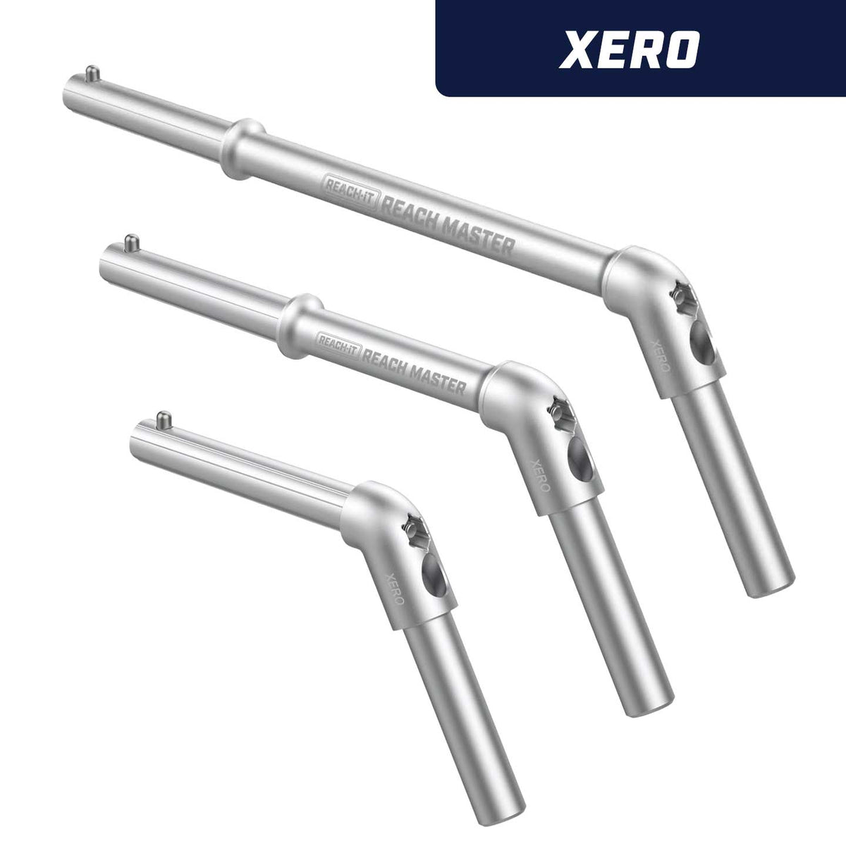 XERO Adaptor Full Set; complete horizontal extension kit to connect REACH-iT tools to XERO water-fed pole systems