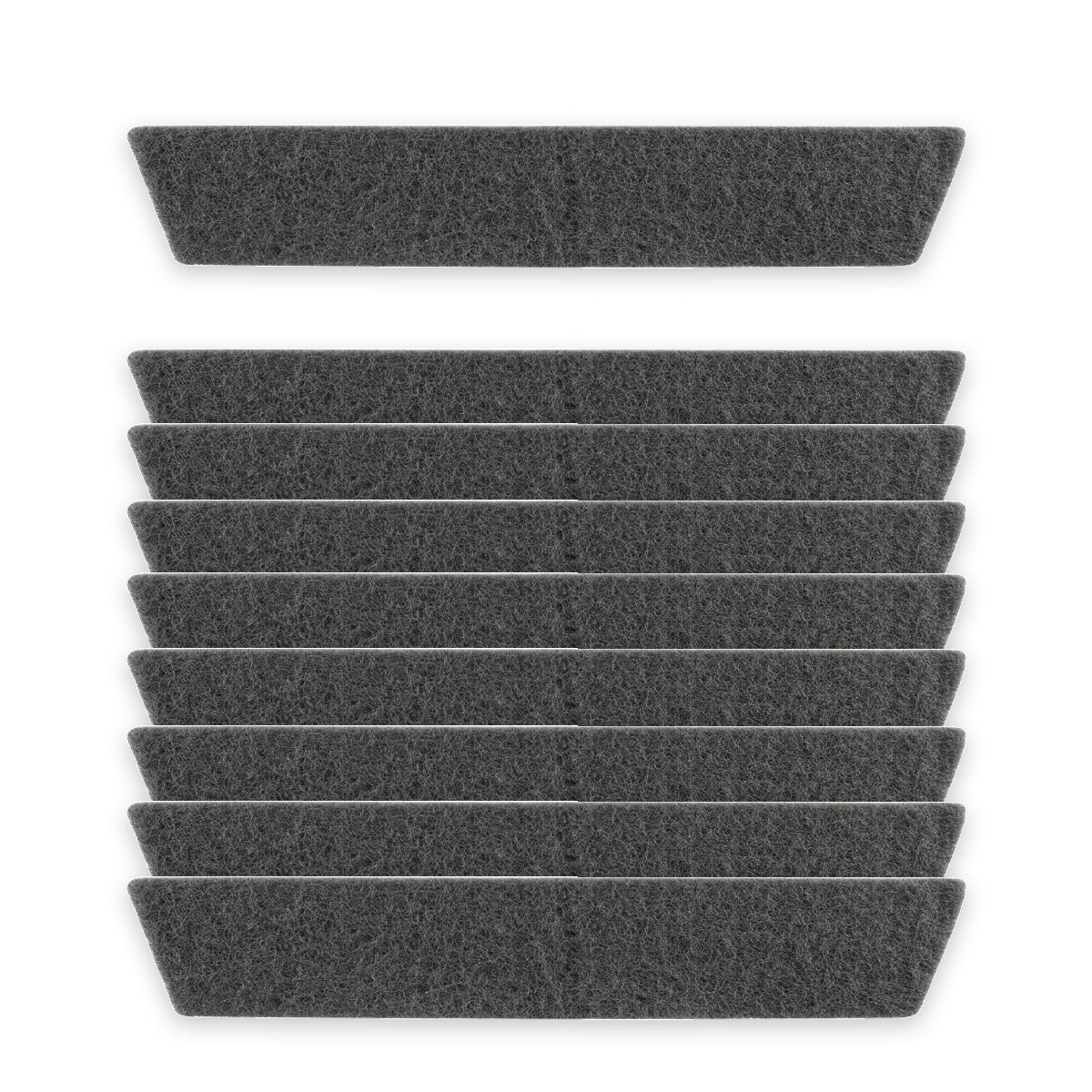 Scrubs de remplacement REACH-iT ; tampons abrasifs interchangeables pour brosses de lavage de vitres à eau ULTRA-LITE, G-FORCE et E-FORCE