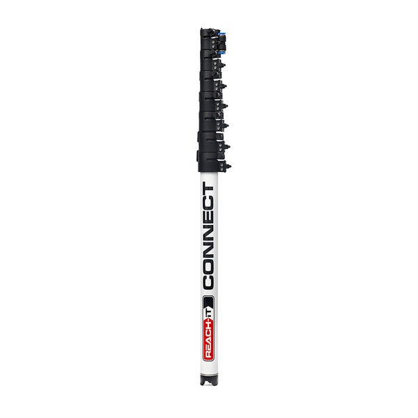 REACH-iT CONNECT Adapter; bridges TACTICAL, WARRIOR, and MOAP poles for professional water-fed window cleaning setups