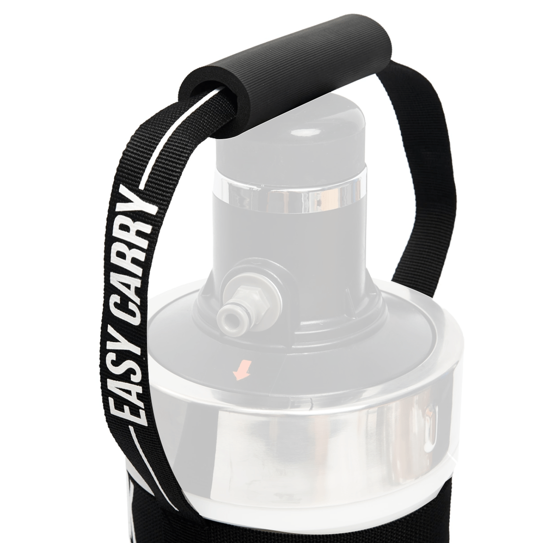 REACH-iT Easy-Carry Straps; durable nylon lifting handles for transporting DI tanks used in water-fed window cleaning