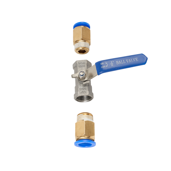 REACH-iT FLOW RED 12mm Back Panel Valve; replacement flow control valve for FLOW RED RO-DI window cleaning pure water systems