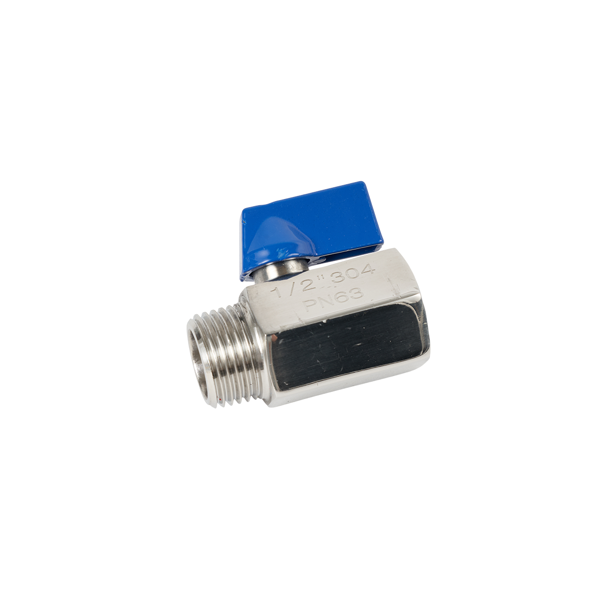 REACH-iT FR16-07 Blue Pure Water Out Valve; replacement outlet fitting for FLOW RED water-fed window cleaning systems