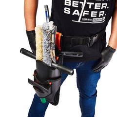 REACH-iT CLASSIC BOAB Holster; durable bucket-on-a-belt for squeegees and mops in traditional window cleaning