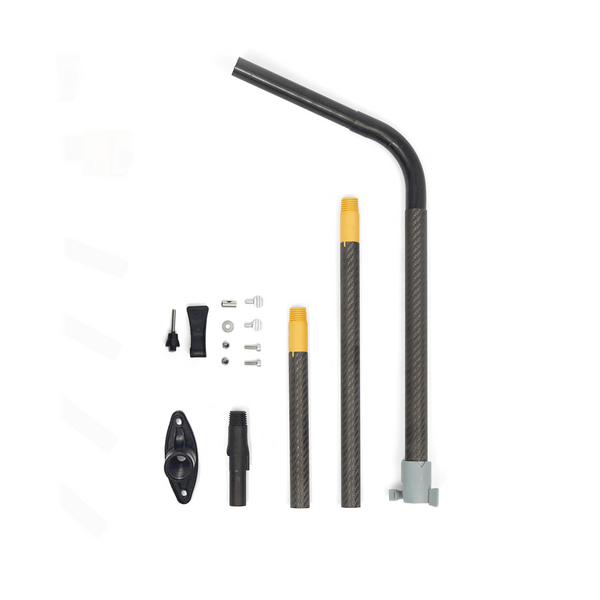 REACH-iT MAX-REACH Gooseneck; heavy-duty angle adapter designed for cleaning over or past deep sills with water fed poles