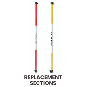 REACH-iT PLUS A & B Replacement Sections; carbon fiber pole extensions for maintaining or repairing professional water fed poles