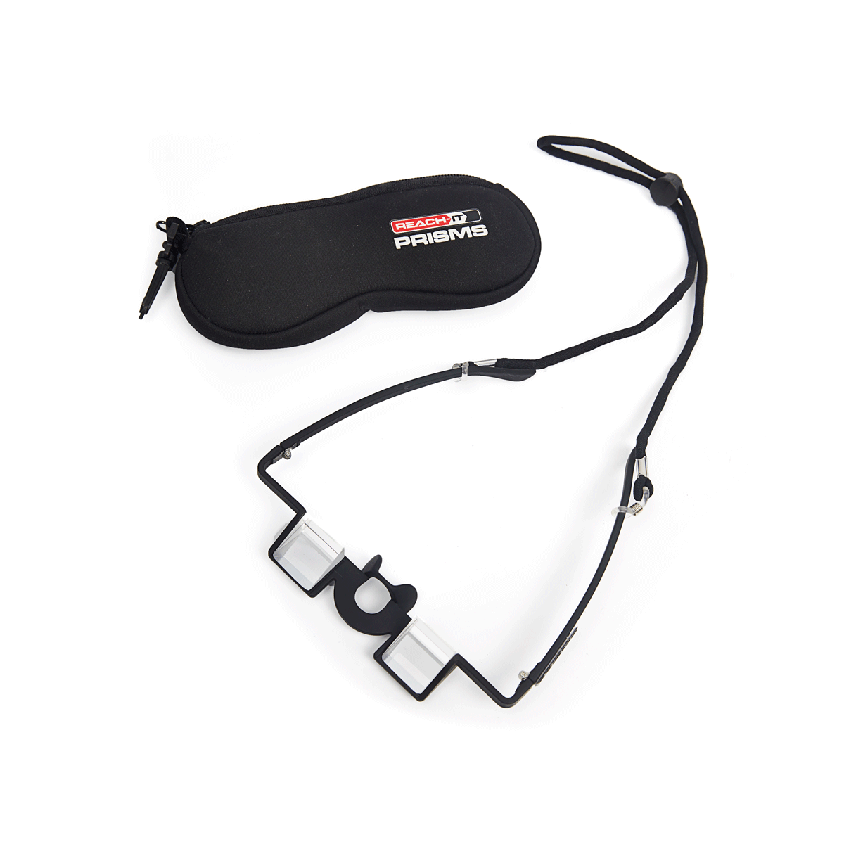 REACH-iT PRISMS Window Cleaning Glasses; ergonomic prism eyewear to prevent neck strain during high-level water fed cleaning