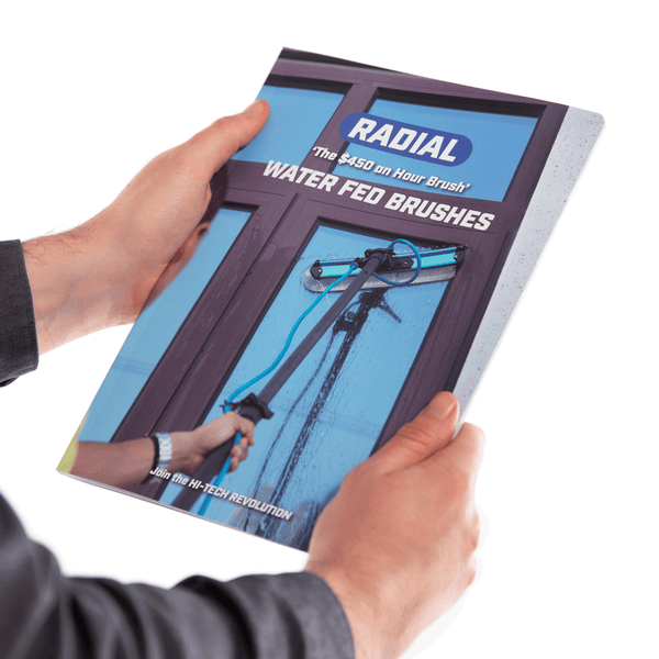 REACH-iT "Clean Windows Faster" Manual; professional guide to Radial techniques and high-speed water fed cleaning systems