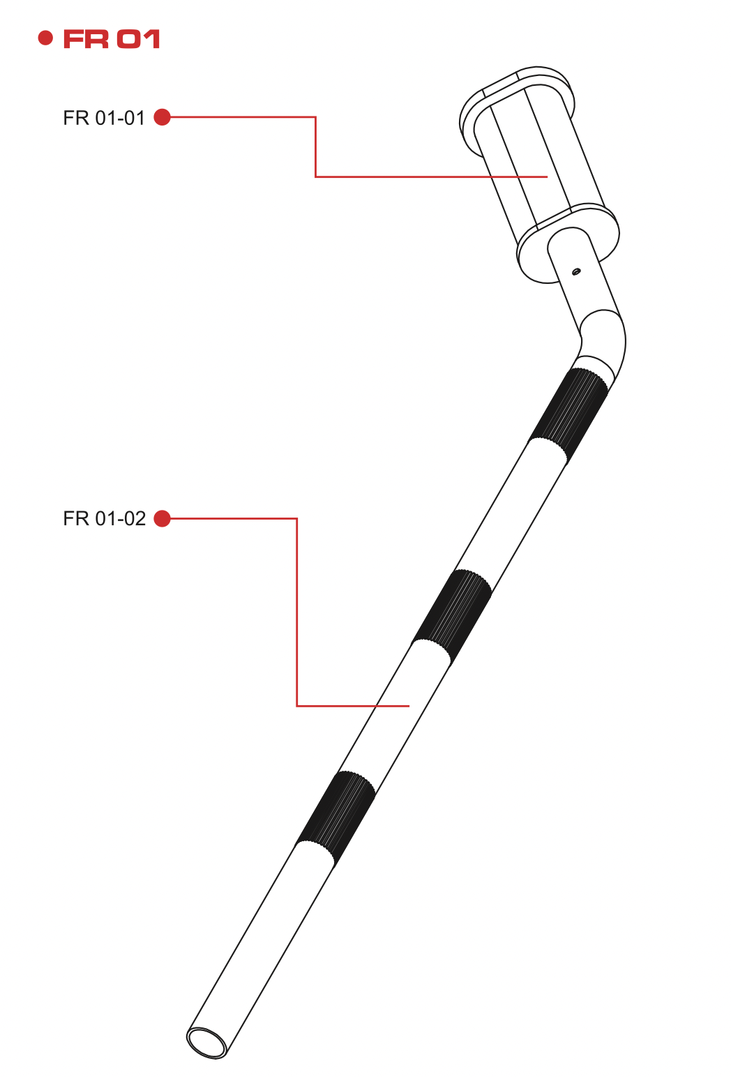 FR01 FLOW RED HANDLE KIT