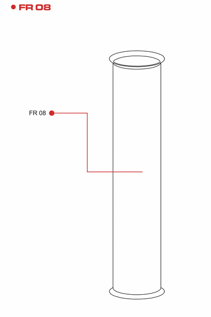 FR08 FLOW RED RO STAINLESS HOUSING (1)