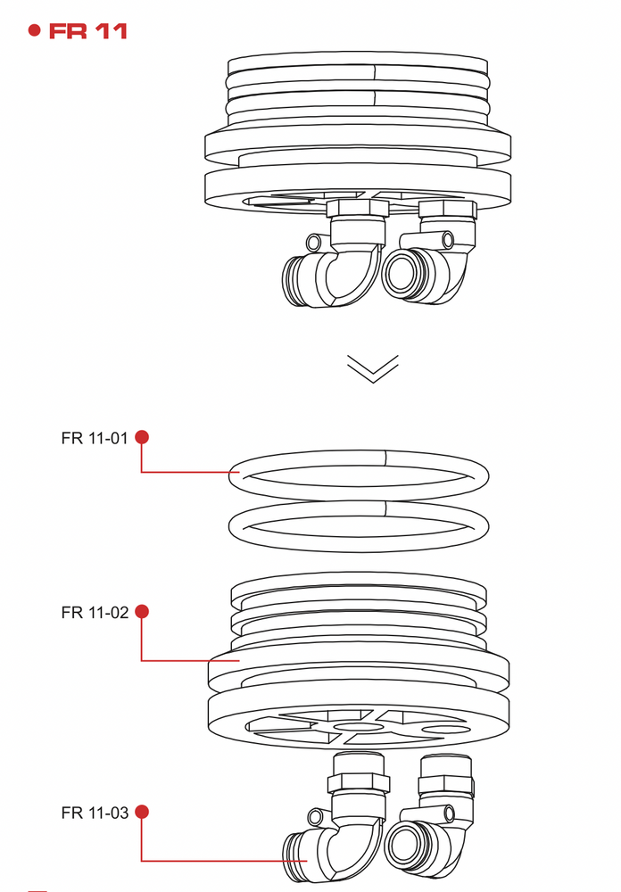 
                  
                    FR11 FLOW RED RO HOUSING BASE CAP SET
                  
                