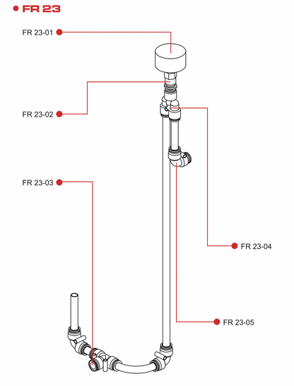 FR23 FLOW RED+ PRESSURE & TEMPERATURE GUAGE